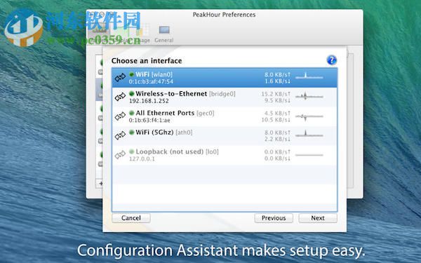 Peakhour for mac（流量监控软件） 4.0.3