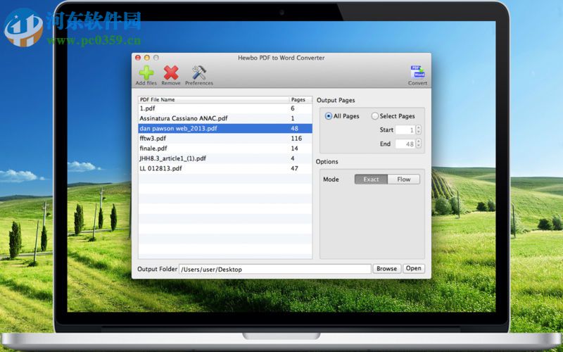 PDF to Word by Hewbo for mac(pdf转word转换器) 3.30 免费版