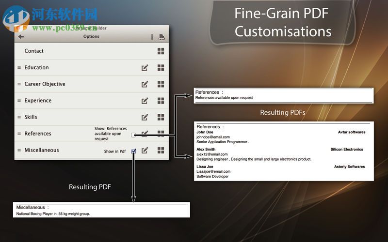 Resume Builder for Mac(简历制作软件) 1.5.0 免费版