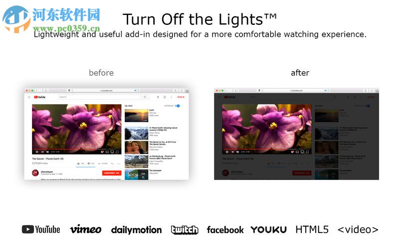 Turn Off the Lights for mac(浏览器扩展工具) 1.0 官方版