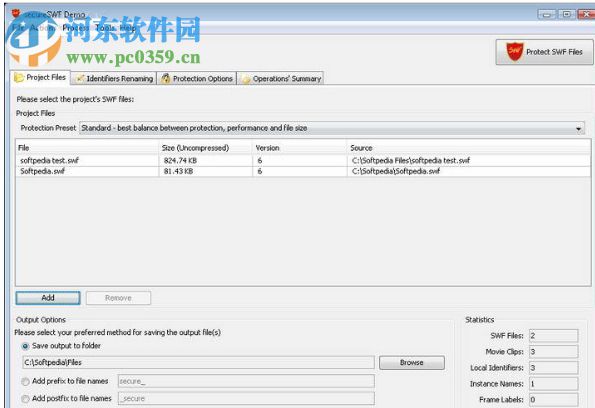 secureSWF下载(SWF<a href=https://www.pc0359.cn/y/wjjiami/ target=_blank class=infotextkey>文件加密</a>工具) 3.5 完美注册版