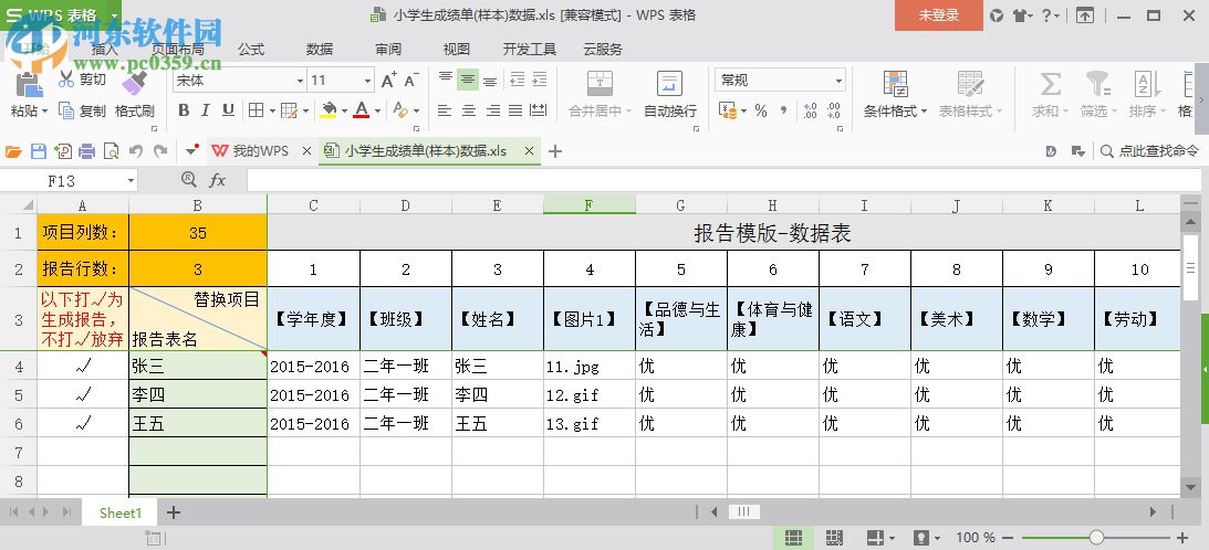 批量生成报告表 3.0 绿色免费版