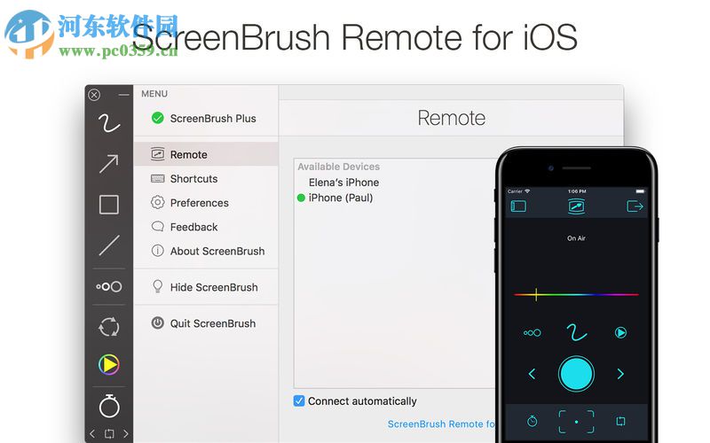 ScreenBrush for mac(ios投屏软件) 1.0.1 官方版