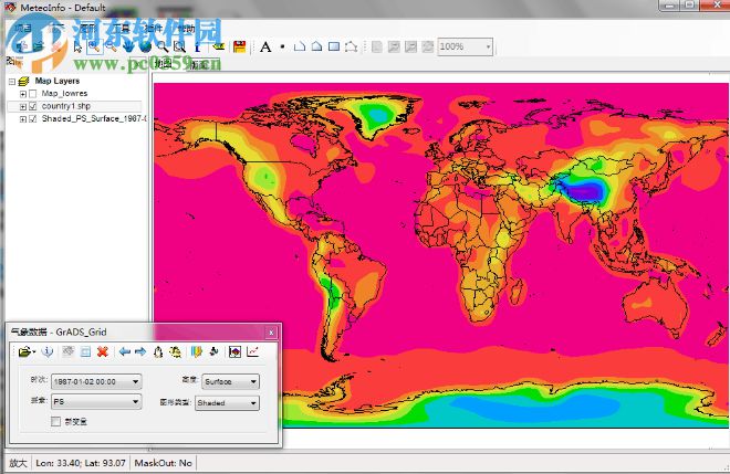 MeteoInfo(气象制图软件) 1.1.3 官方版