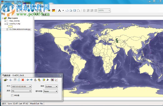 MeteoInfo(气象制图软件) 1.1.3 官方版