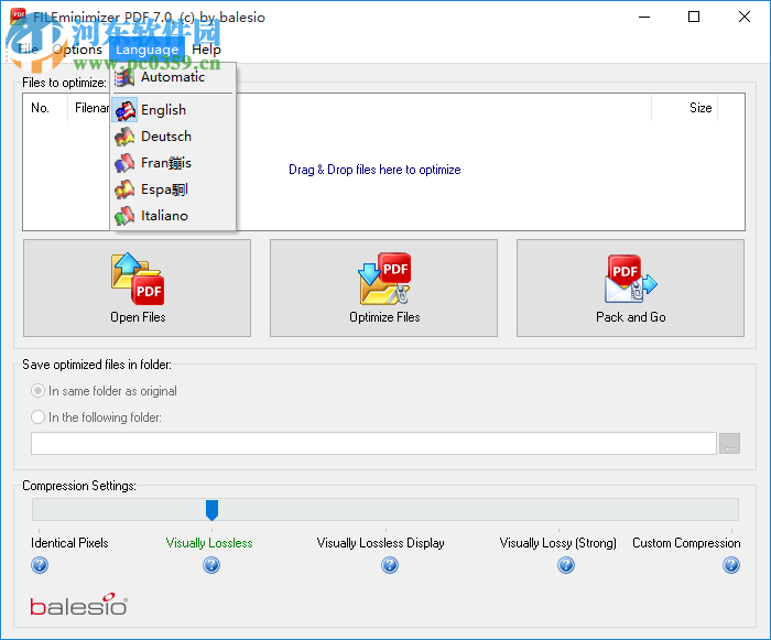 FILEminimizer PDF(PDF压缩软件) 7.0 官方版