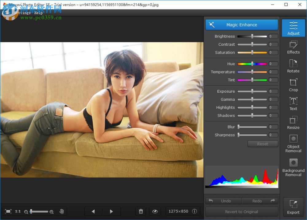 照片编辑工具(Movavi Photo Editor)