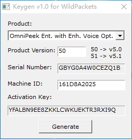 wildpackets omnipeek 下载(抓包软件) 5.1 精简汉化版 含注册机