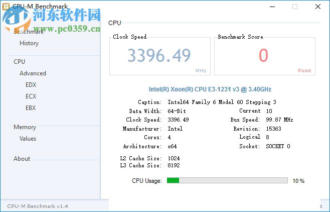 CPU-M Benchmark(CPU性能测评软件) 1.4 正式版