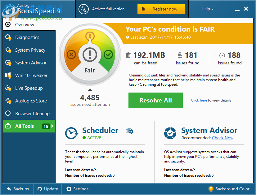 auslogics boostspeed 9下载(电脑系统优化软件) 9.2.0 破解版