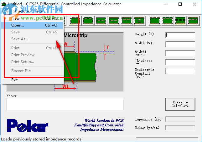 CITS25下载(PCB阻抗计算软件) 2.0.3 官方版