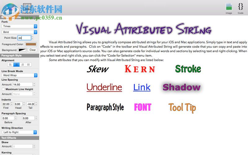Visual Attributed String for Mac下载 2.1 官方版