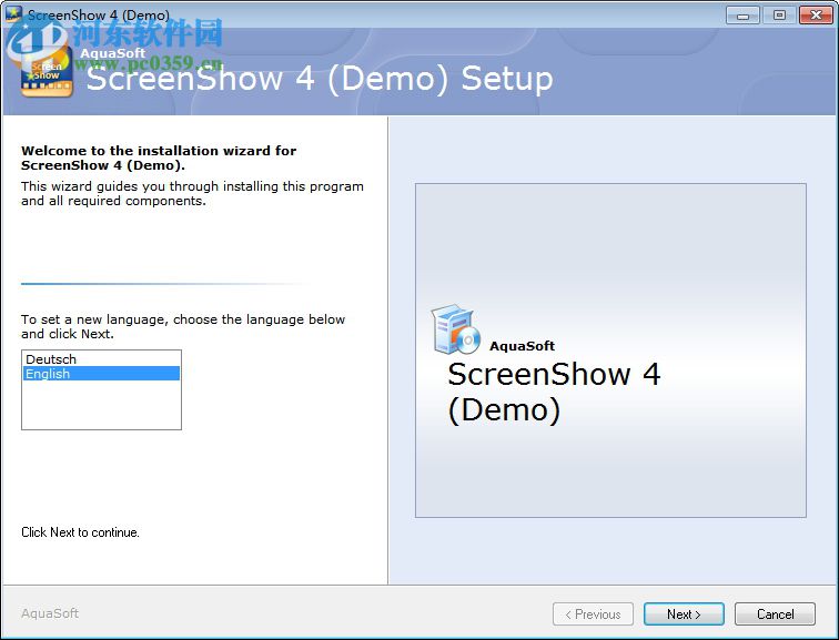AquaSoft ScreenShow屏保制作软件 4.0 免费版