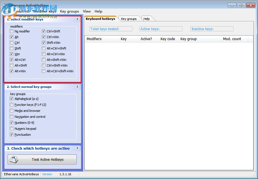 Ethervane ActiveHotkeys(热键检测工具)