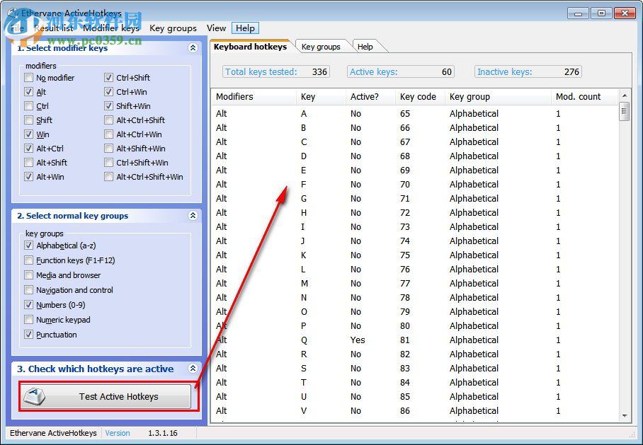 Ethervane ActiveHotkeys(热键检测工具)