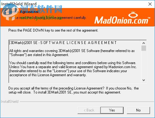 3DMark2001(显卡测试软件) 1.330 破解版