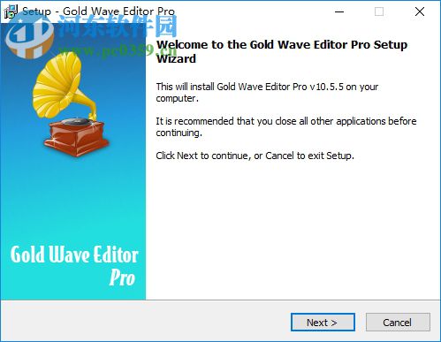音频编辑软件(Gold Wave Editor Pro) 10.5.5 官方版