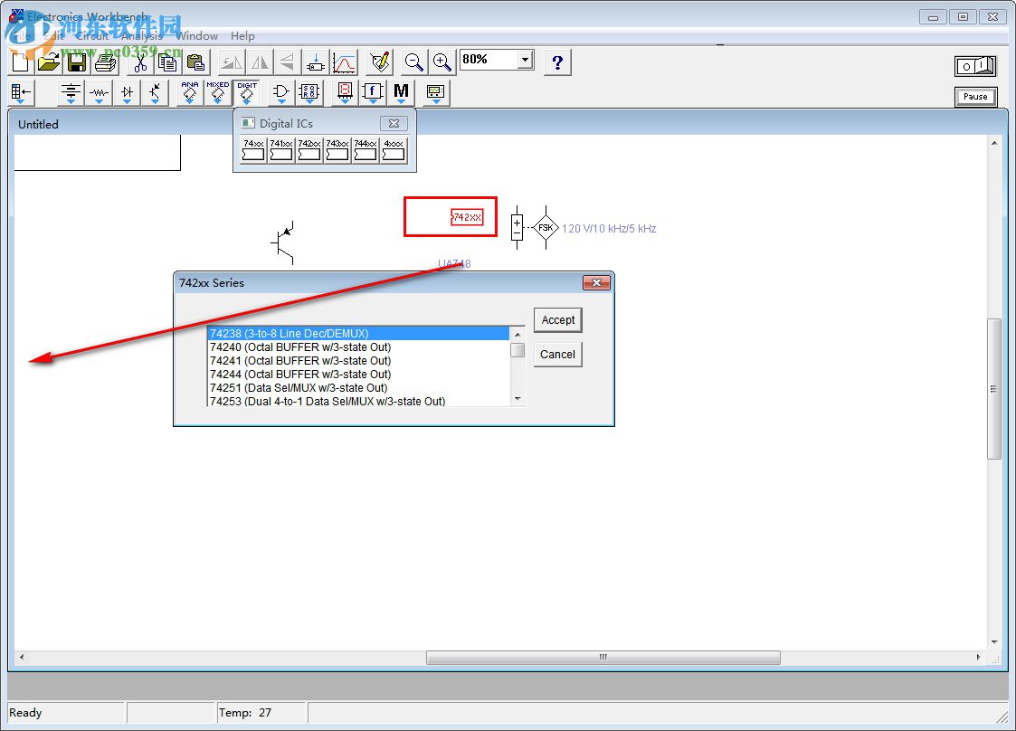 Electronic Workbench(电子电路仿真软件) 5.12 绿色版