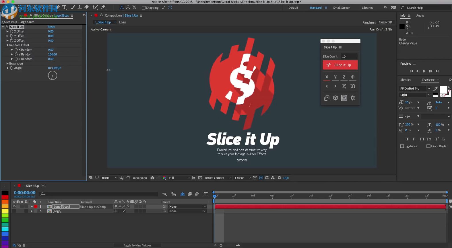 Slice it Up 2(AE图形切片脚本) 免费版