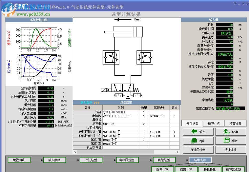 smc气动选型软件 4.0 官方版