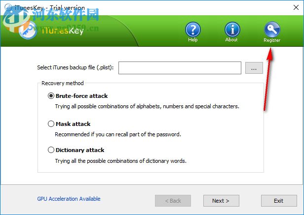iTunesKey(iTunes备份密码找回软件) 2.50 破解版