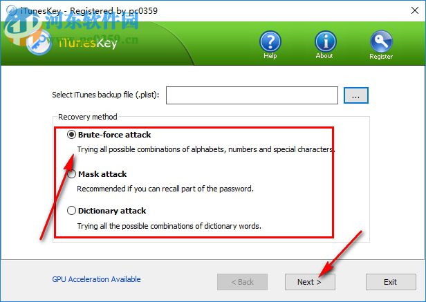 iTunesKey(iTunes备份密码找回软件) 2.50 破解版