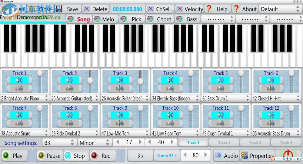 SongStuff(音乐创作录制软件) 1.11 官方版