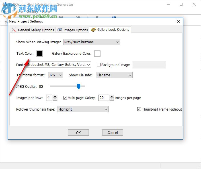Html Web Gallery Generator(图片转html工具) 1.2 官方版