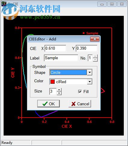 GoCIE(计算CIE坐标工具) 1.0 免费版