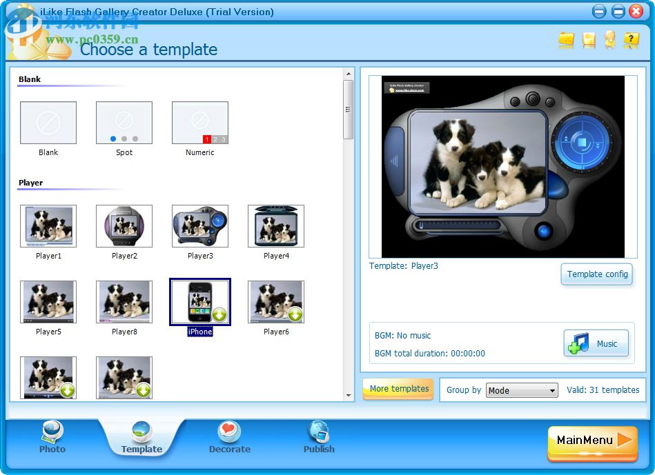 iLike Flash Gallery Creator Deluxe(幻灯片制作软件) 4.2.0 官方版