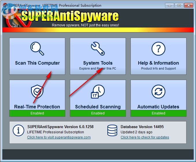 SUPERAntiSpyware下载 6.0.1258 注册版