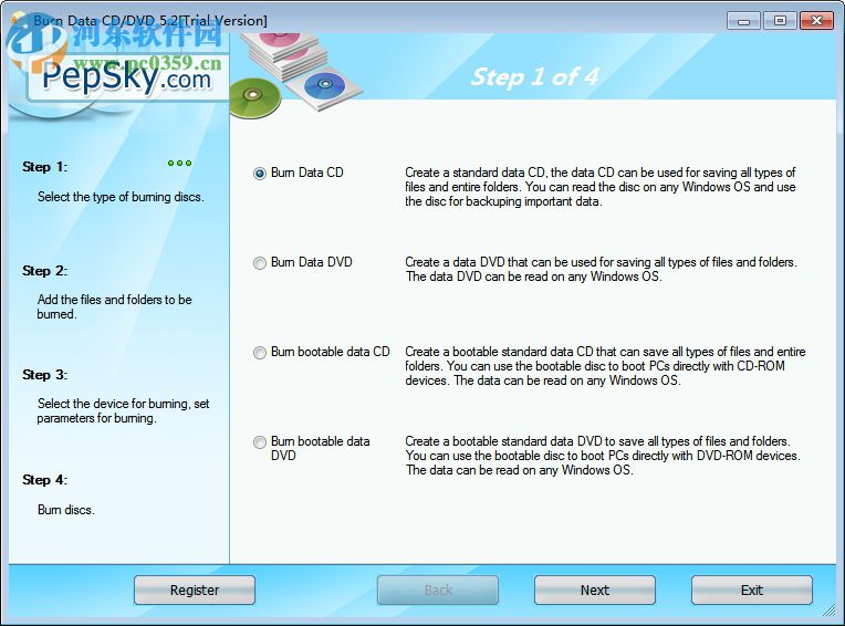 Pepsky Free CD Maker(音乐CD制作工具) 5.5 官方版