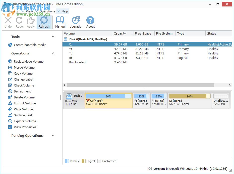 NIUBI Partition Editor(<a href=https://www.pc0359.cn/zt/cpfqgj/ target=_blank class=infotextkey>磁盘分区</a>工具) 7.2.3 破解版