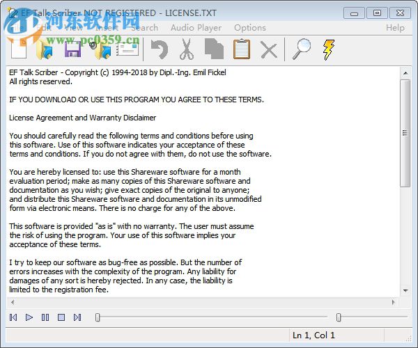 EF Talk Scriber(文本编辑器)
