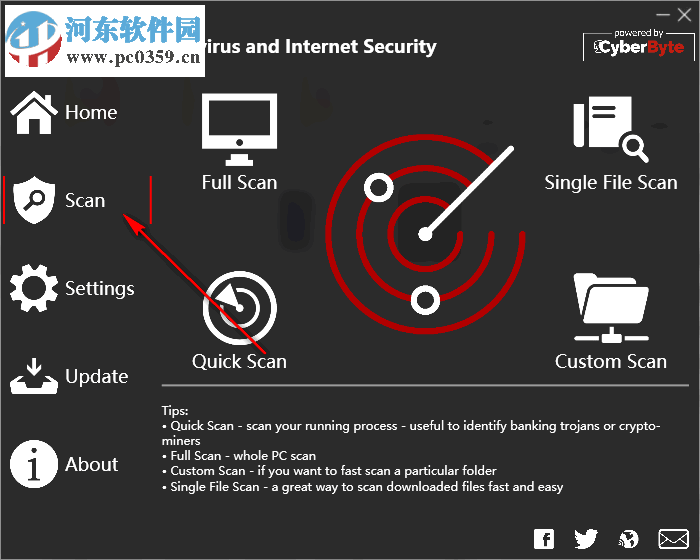 CyberByte Antivirus(恶意软件删除工具) 1.0.0.0 官方版