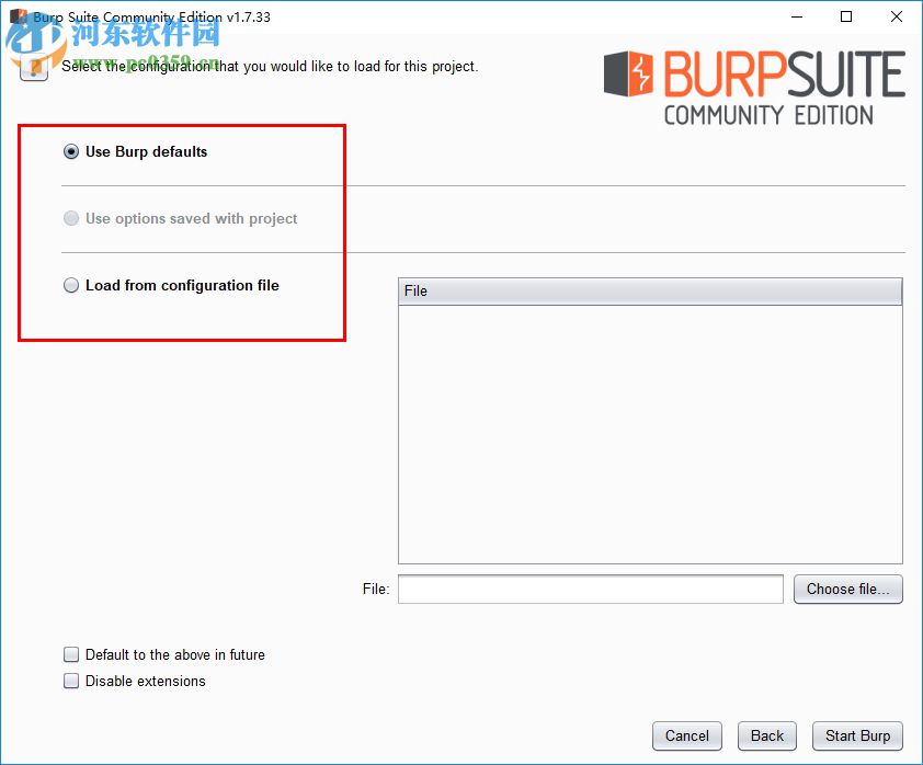 Burp Suite Community Edition(渗透测试神器) 1.7.33 官方版