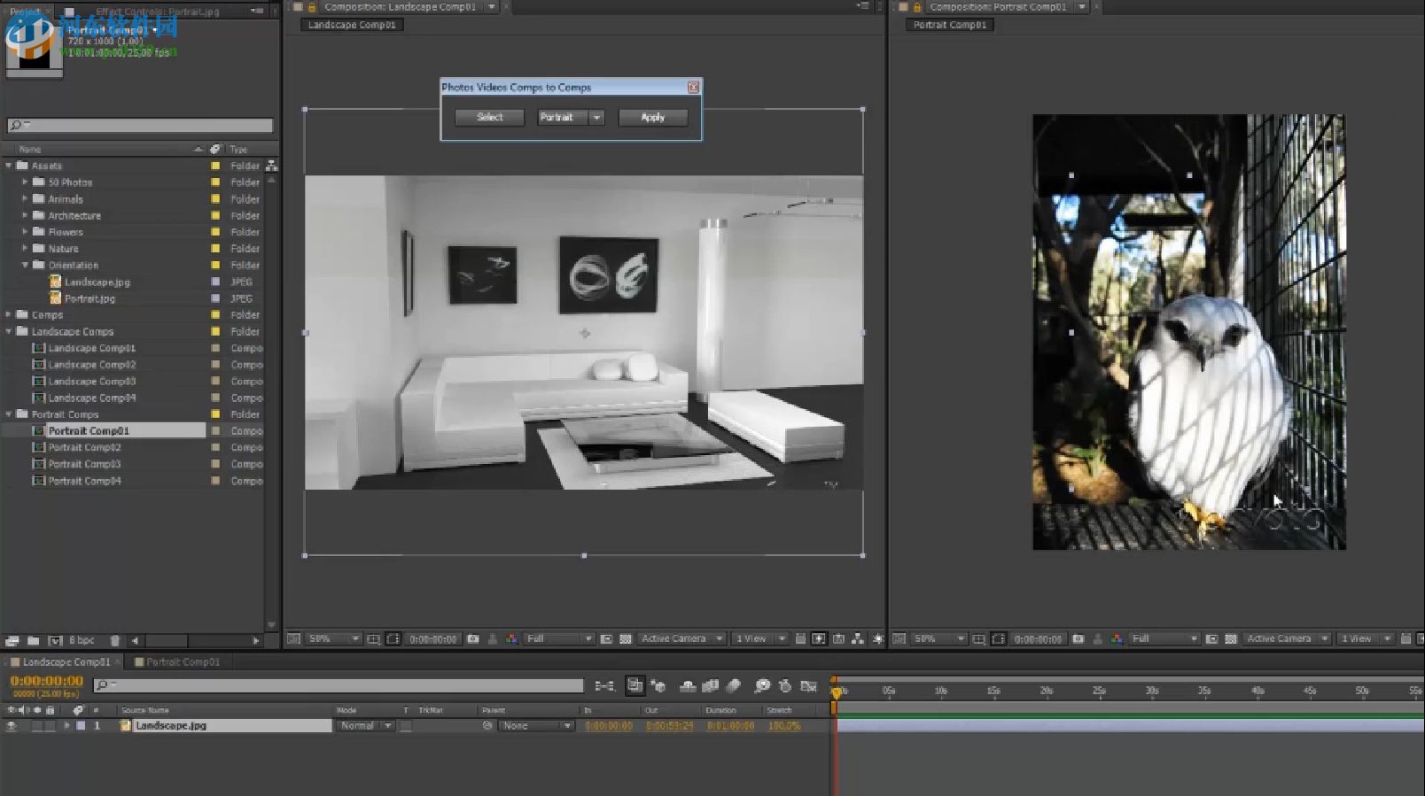 Photos Videos Comps to Comps(快速替换AE模板图片视频脚本) 1.0 免费版