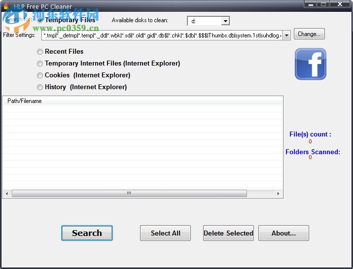 HLP Free PC Cleaner(清除系统垃圾软件) 1.5 免费版