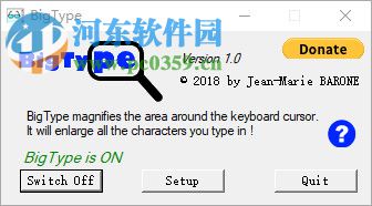 BigType(放大输入字符) 1.0 官方版