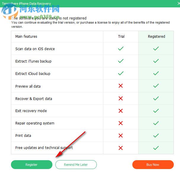Tenorshare iPhone Data Recovery(iPhone数据恢复)