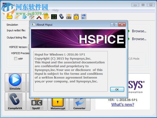 Synopsys hspice 2016下载 2016.06 SP1 含安装教程
