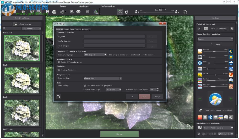 Franzis NATURE projects(天气效果滤镜) 1.18.02839 破解版