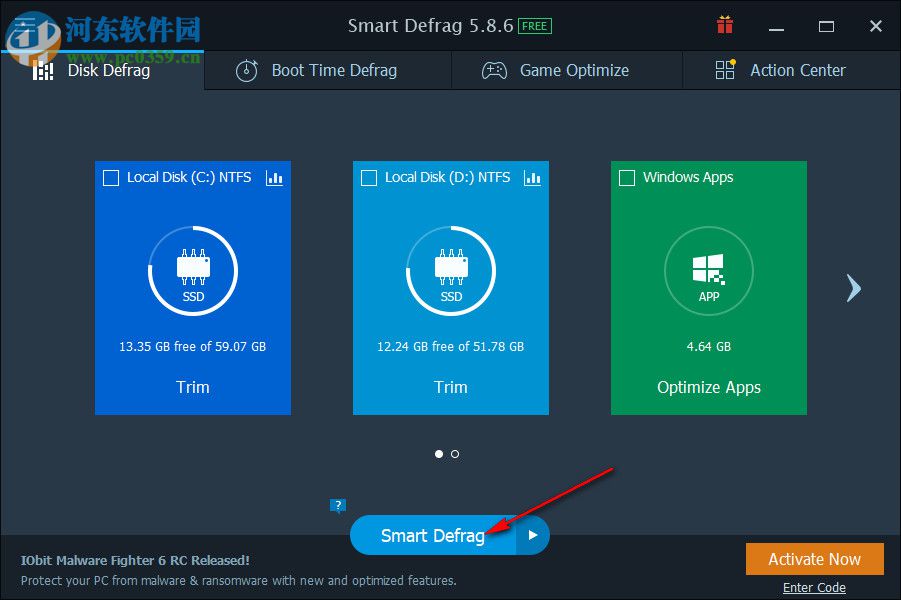 Smart Defrag(智能磁盘整理工具) 6.0.1.116 官方免费版