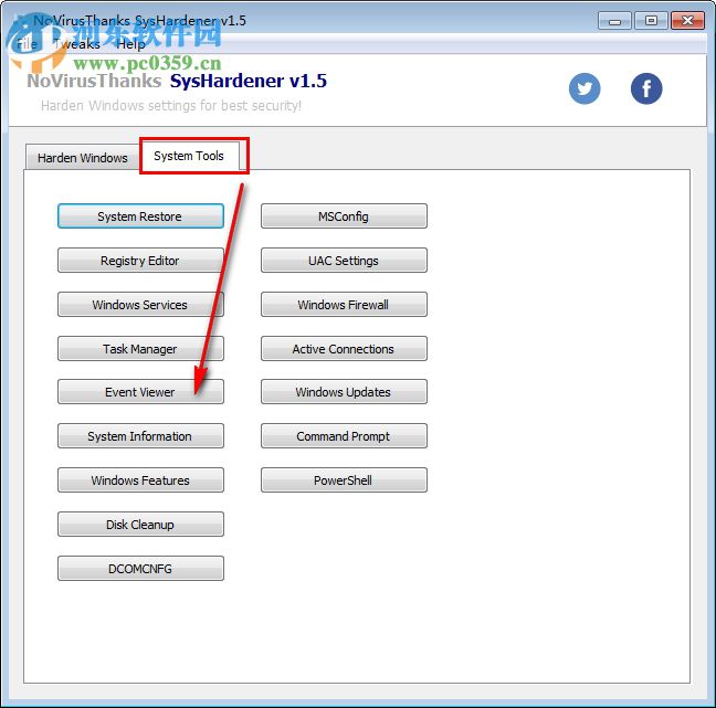 SysHardener(windows禁用规则功能工具) 1.5 免费版