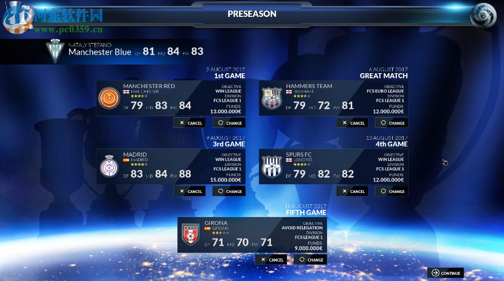 足球俱乐部模拟2018 英文版