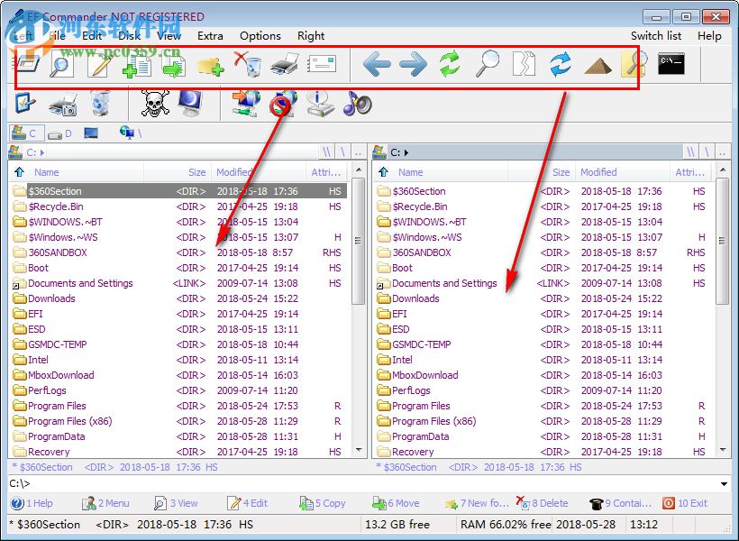 EF Commander Portable(文件夹管理)