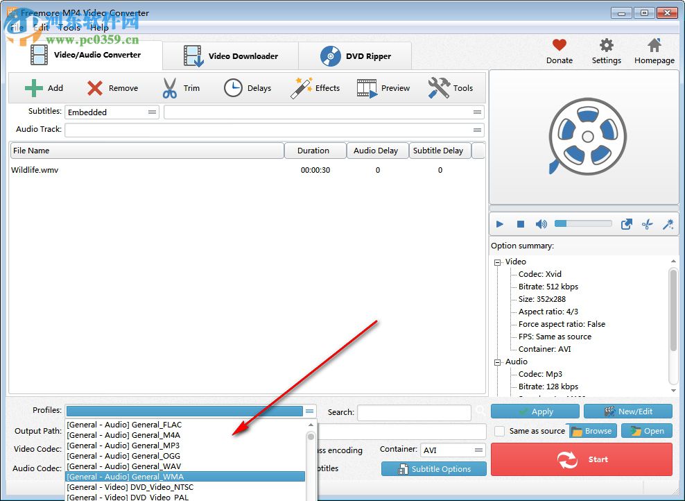 Freemore MP4 Video Converter(格式转MP4工具) 10.8.1 官方版