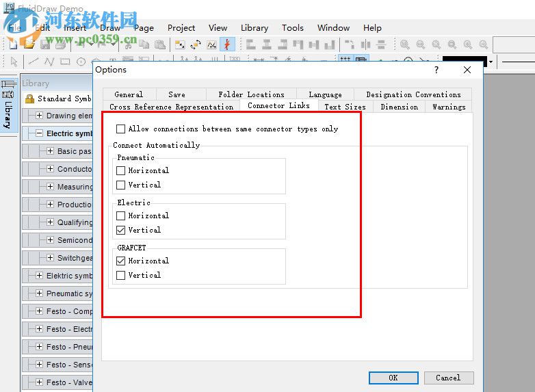 FluidDraw P5 demo(电气动电路图绘制软件) 5.3t 免费版