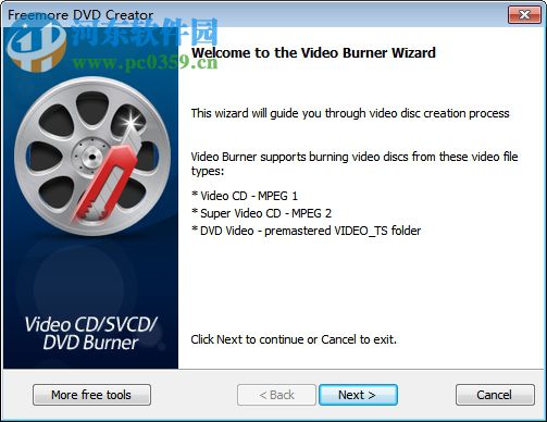 Freemore DVD Cteator(DVD影碟机) 10.8.1 官方版