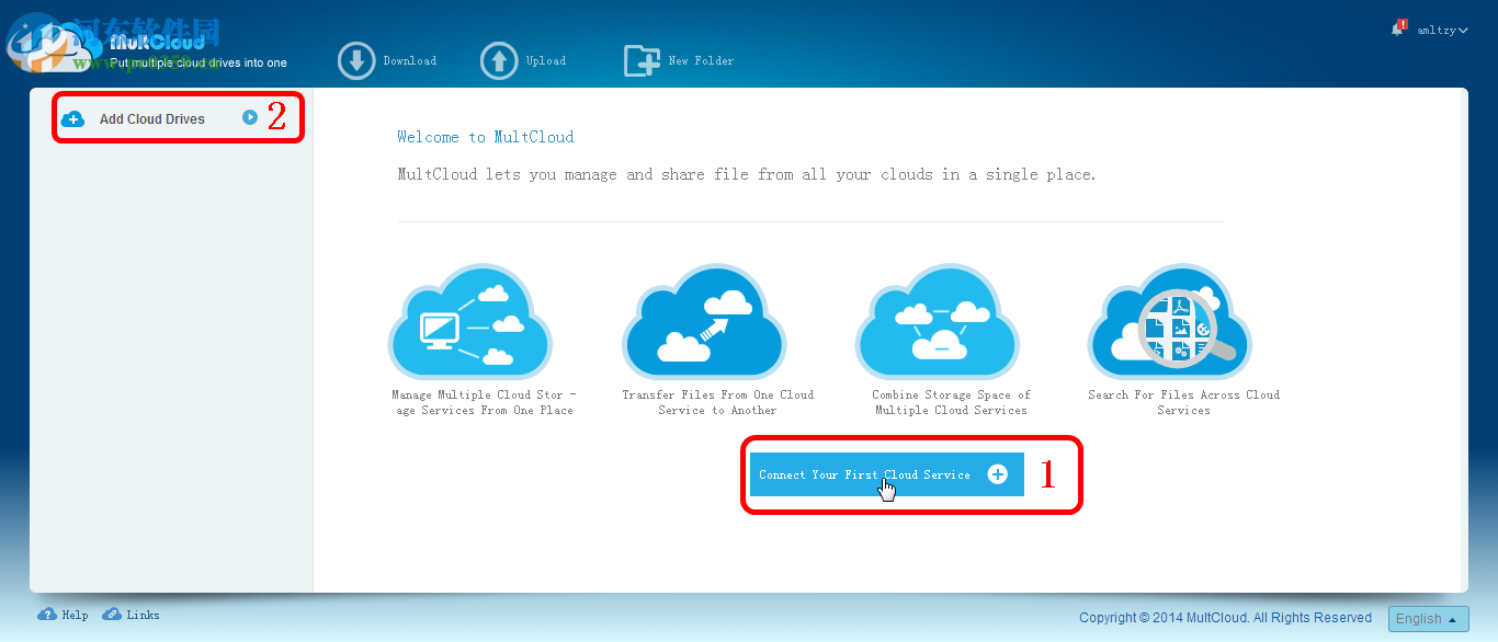 MultCloud客户端PC版 1.0.0 中文版